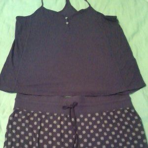 Alfani Purple Pajama Set: tank top & shorts
